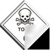 Toxic skull/cb-6 sign-adh.vinyl-230X230MM(ha-013-ag)