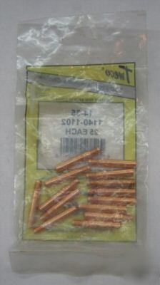 Tweco 14-35 1140-1202 contact tip 14-35 (15-pack)