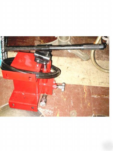 Two speed two stage pump for 50 ton press sweet & clean