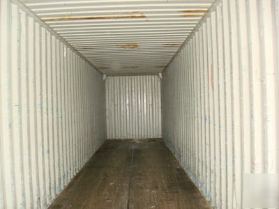 45' used hc shipping storage container houston, texas