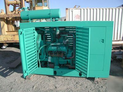125 kva onan natural gas generator set, enclosed