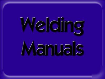 38 welding manuals on cd - machinist steel tool
