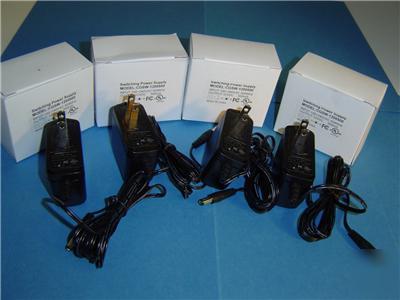 4X ac/dc power supply security camera adaptor 12V 500MA