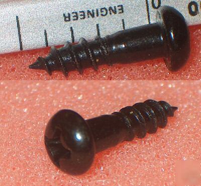 50PC black screws - wood #6 x 1/2