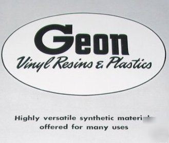 Geon polyvinyl resins-plastics bf goodrich -3 1945 ads