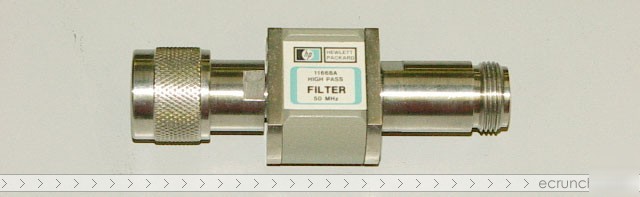 Hp\agilent 11668A 50 mhz high pass filter