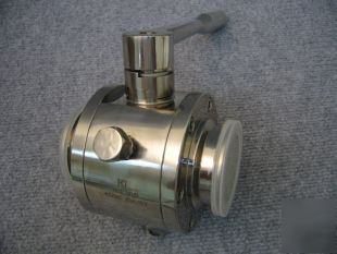 Hygienic stainless steel ball valve 1