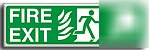 Fire exit-(rm)top/right sign-450X150S.rigid (sa-057-rq)
