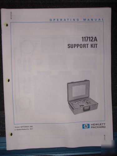 Hp agilent 11712A support kit for hp 8672A generator 