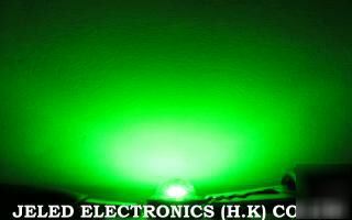 New 100PCS high-power 3W green 130 lumen led freeship
