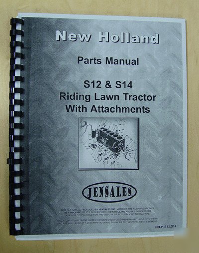 New holland S12 & S14 parts manual (nh-p-S12,S14)