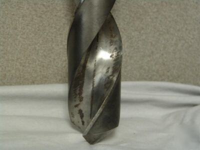 Large drill bit morse tapered shank #5 high speed steel