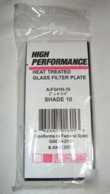 Fibre metal heat treated glass filter plate shade 10
