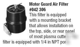 Miller 042306 motor guard air filter