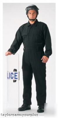 New black tactical coveralls large