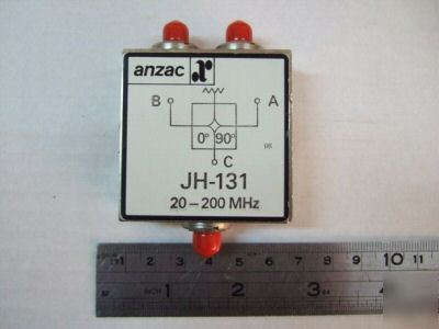 Anzac jh-131 3-port quadrature hybrid coupler 20-200MHZ