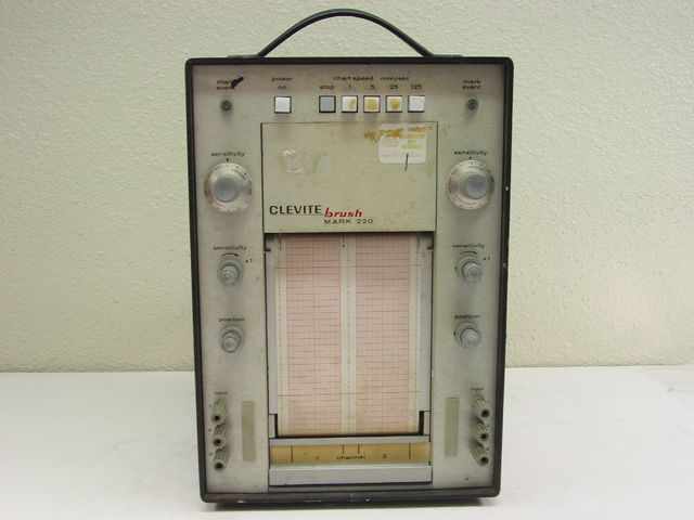 Clevite brush instruments mark 220 chart recorder