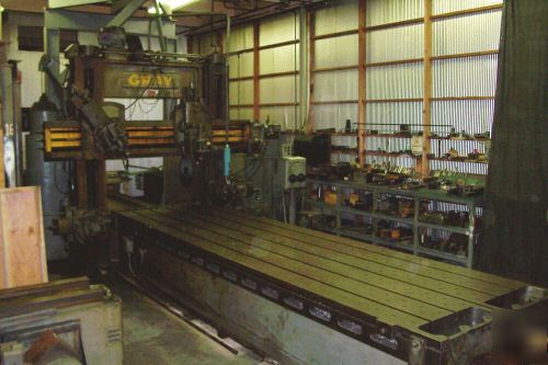 Gray planer machine with double housing and 16' table