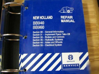 New holland BB940 BB960 balers repair service manual