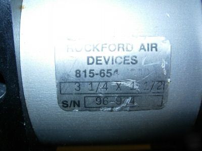 Rockford air devices double acting air cylinder 1.5