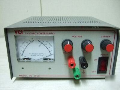 Used vci 0-30VDC 30 vdc power supply model ps-2V30