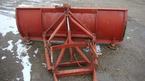 Farm tractor front mount snow blade hydraulic lift 84