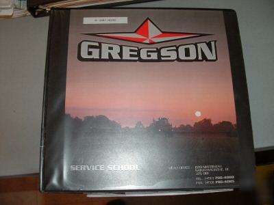 Gregson sprayers, service school