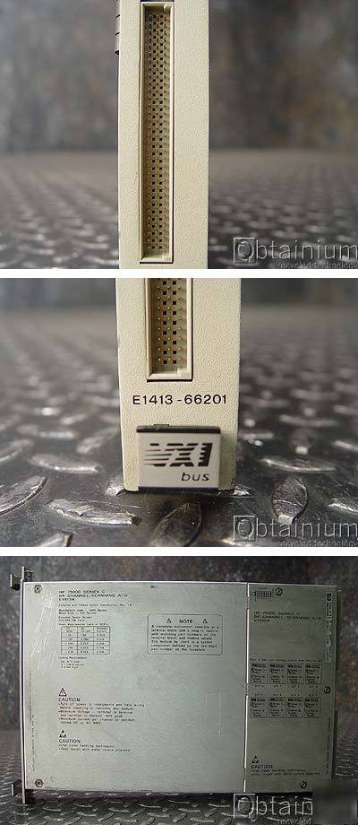 Hp E1413A 64 - channel scanning a/d converter 75000 vxi