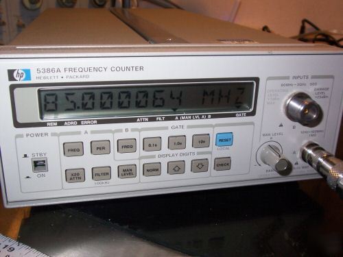 Hp agilent 5386A 10 hz to 3 ghz rf af frequency counter