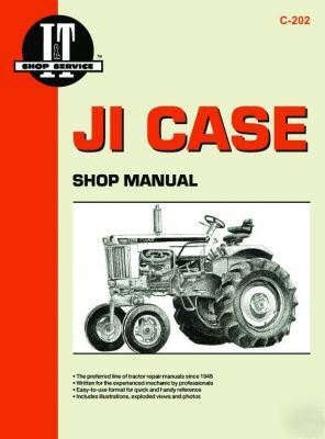Case i&t shop service repair manual c-202