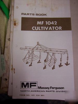 Massey ferguson parts book mf 1042 cultivator 1984