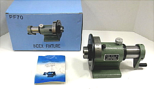 New 5C collet spin indexing fixture 1 degree in box
