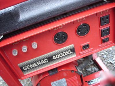 Generac 4000XL portable gas powered generator