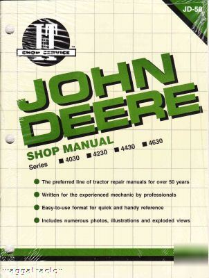 John deere 4030 thru 4630 tractor workshop manual