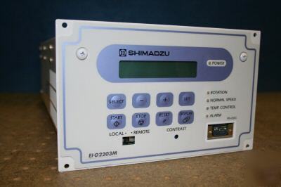 New shimadzu el D2203M controller, turbo pump, oem 
