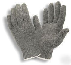 Standard weight string knit med work gloves lot/12