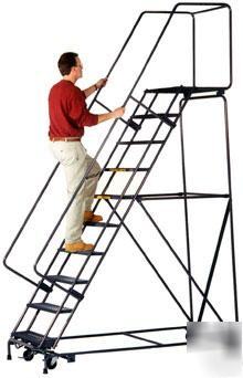 12 step rolling steel safety ladder by ballymore