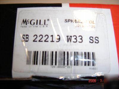 Mcgill large bearing sb 22213/W33 ss