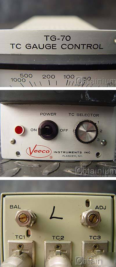Veeco tg-70 thermocouple tc gauge control