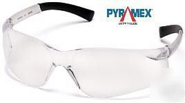 Pyramex ztek clear wrap around safety glasses