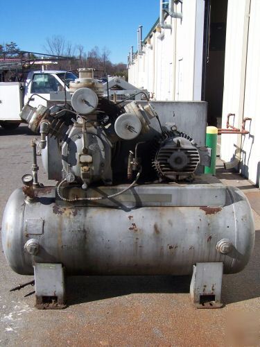 15-hp used ingersoll-rand extreme duty piston air compr