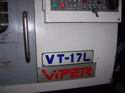 2005 viper vt-17L heavy duty cnc turning center fanuc