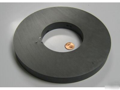 3 pc ceramic-v ring magnet ferrite OD2.36XID0.98X0.315