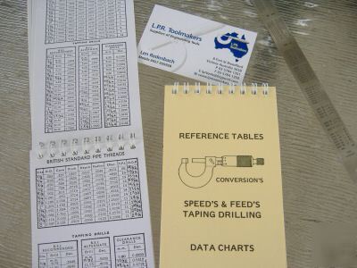 Data & reference booklett (pocket size)