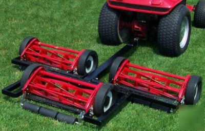 Lawn mower - reel type - 3 gang - commercial - 5' cut