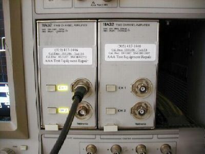 Tektronix DSA602 digitizing signal analyzer w/plug ins 