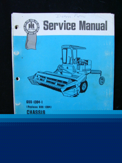 1973 ih international wind rower service manual ~orig 
