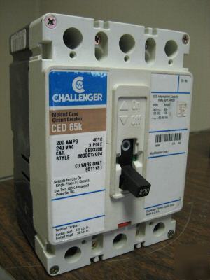 Challenger ced CED3200 200 amps circuit breaker