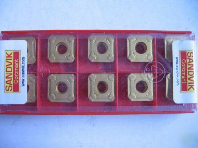 10 sandvik carbide milling inserts R245-12 T3 m-pm 4030