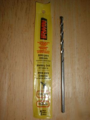 6MM x 150MM irwin masonry drill bit (top quality ) 